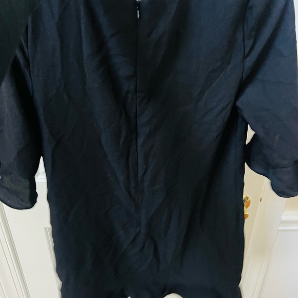 Black Ruffle Sleeve Dress size 4 - Picture 5 of 5